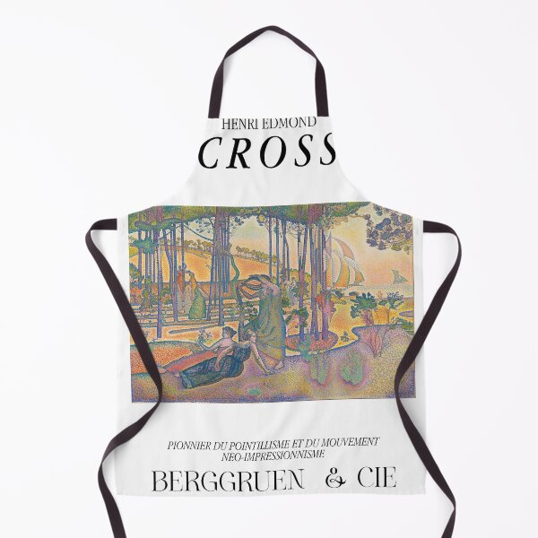 Item preview, Cross Neo-Impressionist Bathers Poster | Pointillism Coastal Art designed and sold by LaFabricaArt.