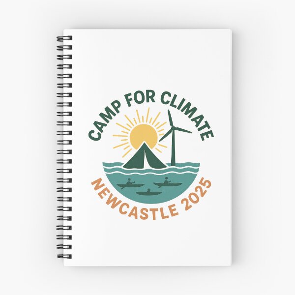 Item preview, Camp for Climate Newcastle 2025 - The People's Blockade Protest designed and sold by DigiSudu.