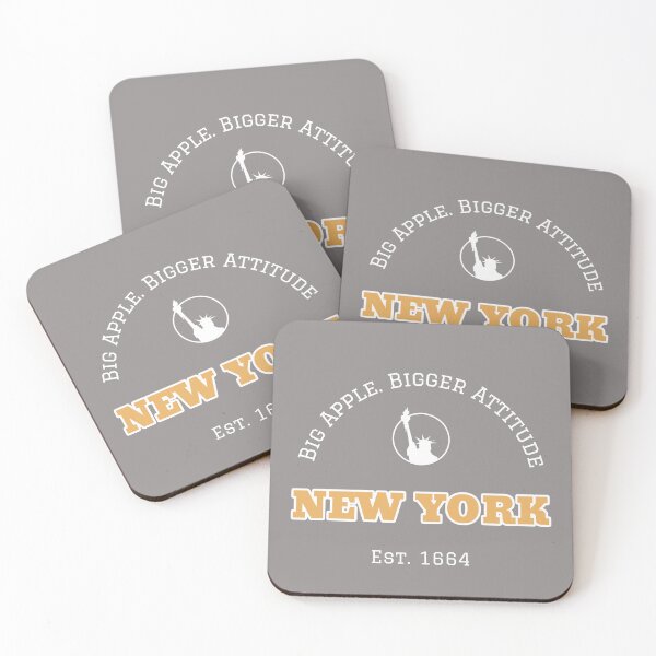 Item preview, New York, Big Apple, Bigger Attitude Est. 1664 designed and sold by Dead Good Threads.