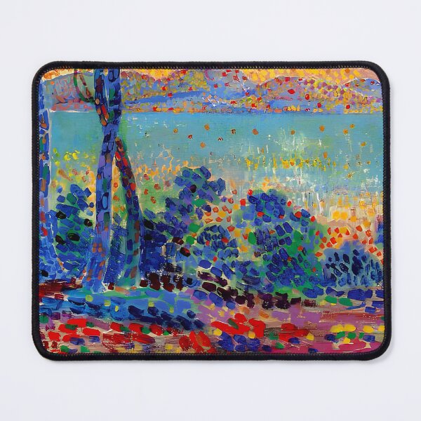 Item preview, Cross Fauvist Seascape | Vibrant Color Expressionist Poster designed and sold by LaFabricaArt.