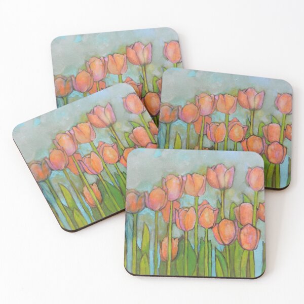 Item preview, Acrylic Painting of Tulips - Original art designed and sold by Kara Draws.