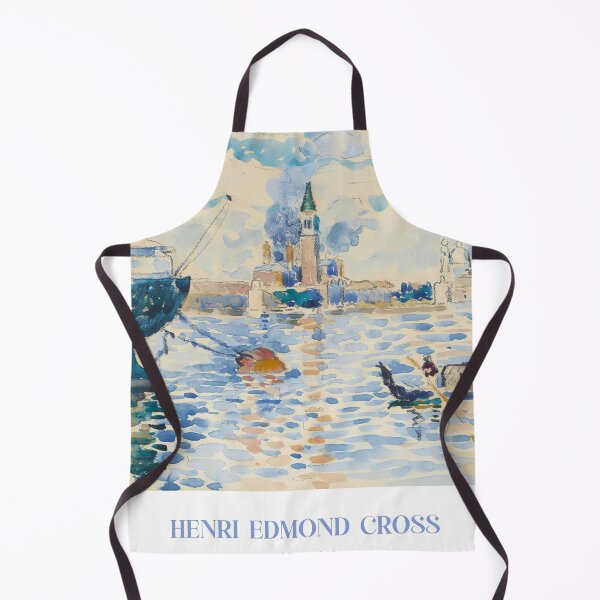 Item preview, Cross Venice Watercolor Sketch | Impressionist Lagoon Scene designed and sold by LaFabricaArt.
