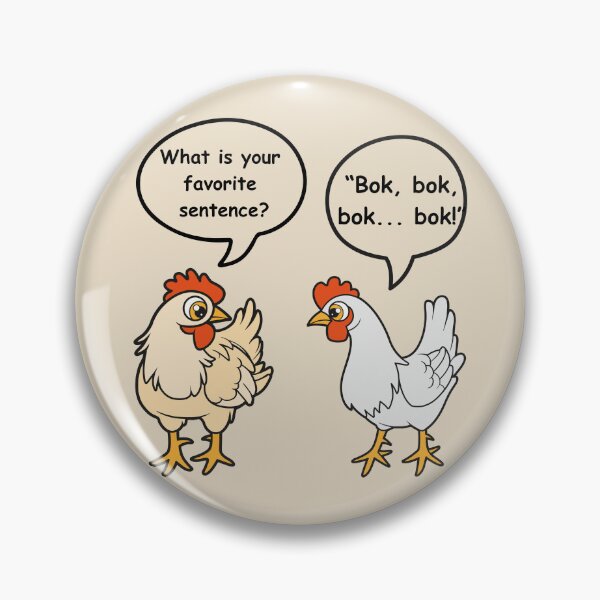 Item preview, Chickens Quoting Bok designed and sold by FanFest.