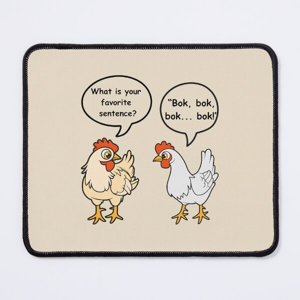 Item preview, Chickens Quoting Bok designed and sold by FanFest.
