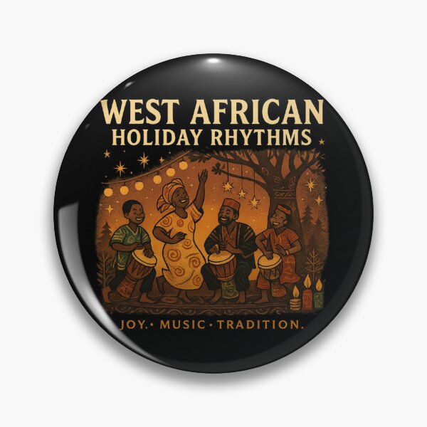 Item preview, West African Holiday Rhythms – Joy, Music, and Cultural Celebration Design designed and sold by AddictiveDesign.
