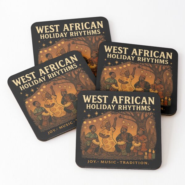Item preview, West African Holiday Rhythms – Joy, Music, and Cultural Celebration Design designed and sold by AddictiveDesign.