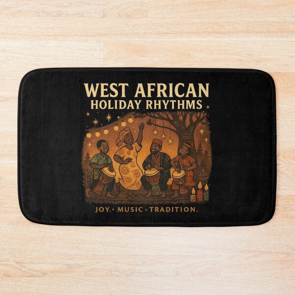 Item preview, West African Holiday Rhythms – Joy, Music, and Cultural Celebration Design designed and sold by AddictiveDesign.