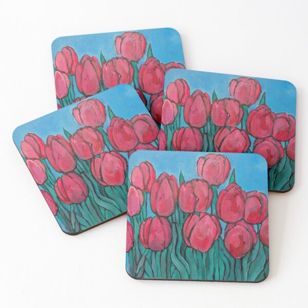 Item preview, Acrylic Tulips - Original Painting designed and sold by Kara Draws.