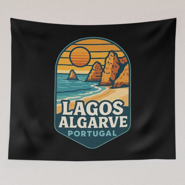 Item preview, Lagos Algarve Retro Vintage Travel designed and sold by TomFrontierArt.