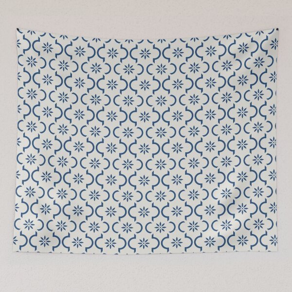 Item preview, Blue Cream Tile designed and sold by PlainGirl.