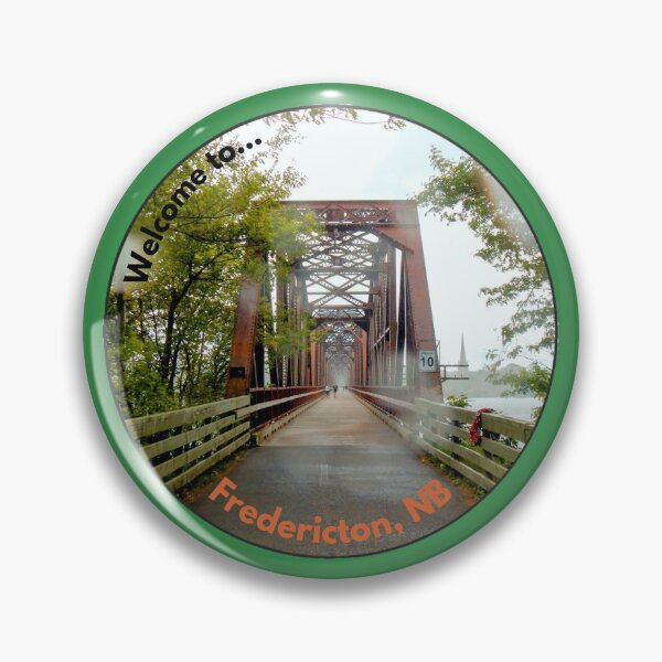 Item preview, Welcome to... Fredericton, NB. Walking Bridge designed and sold by MLJM_Photography.