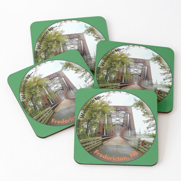 Item preview, Welcome to... Fredericton, NB. Walking Bridge designed and sold by MLJM_Photography.