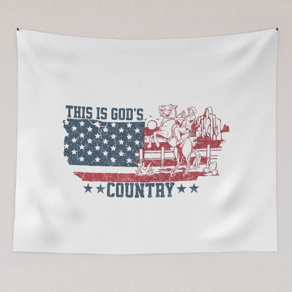 Item preview, Country Western Patriotic USA Cowboy Vibe designed and sold by Oniyasha.
