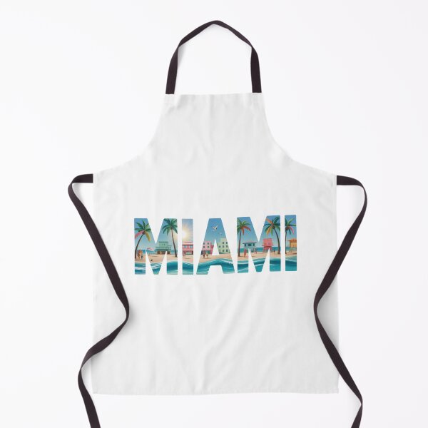 Item preview, Miami Retro Beach Lettering – Coastal Art designed and sold by CircinusStore.