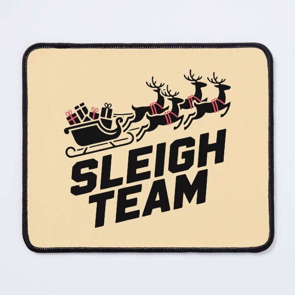 Item preview, Christmas Reindeer Sleigh Team Santa Squad designed and sold by cabana.space.