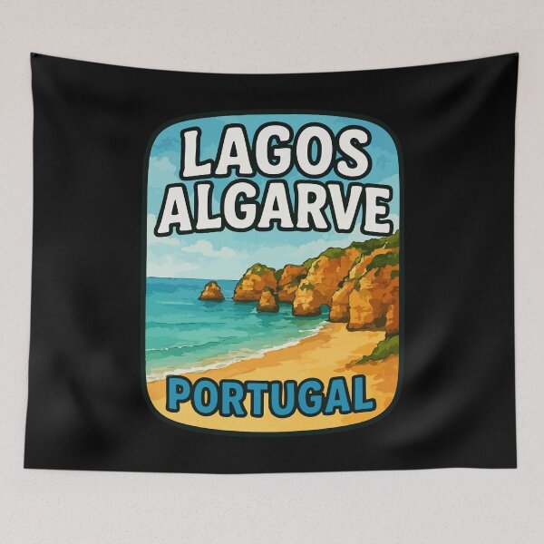 Item preview, Lagos Algarve Watercolor Travel designed and sold by TomFrontierArt.