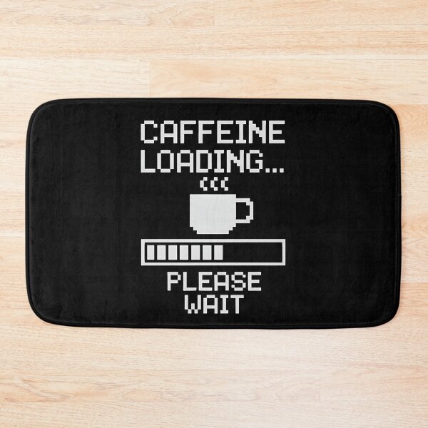 Item preview, Caffeine Loading… Please Wait – Funny Pixel Coffee Mug Design designed and sold by MABComics.