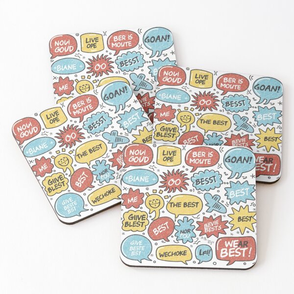 Item preview, illustration of speech bubbles with various texts, graphics, logos, designed and sold by gulka8.