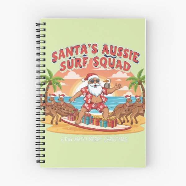 Item preview, Santa's Aussie Surf Squad designed and sold by FutureService.