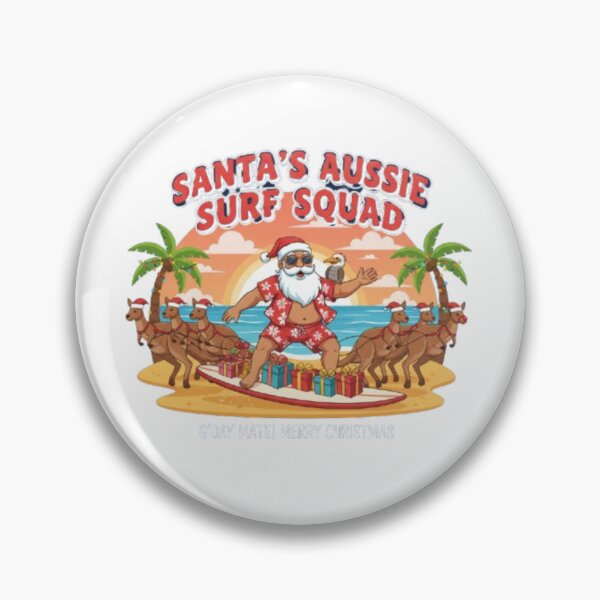 Artikelvorschau, Santas australisches Surf-Team entworfen und verkauft von FutureService.