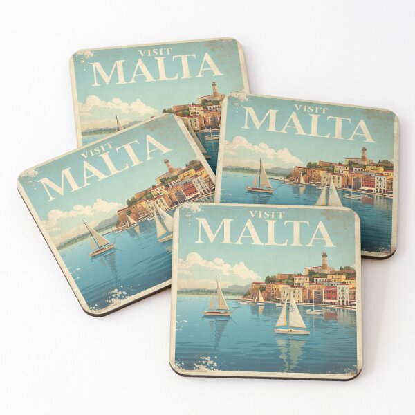 Item preview, Malta Travel Poster designed and sold by CaliforniaDi.