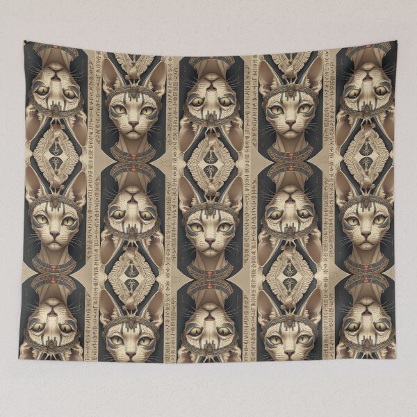 Item preview, Sphynx Cat Royalty designed and sold by 2TWISTEDBECOME1.