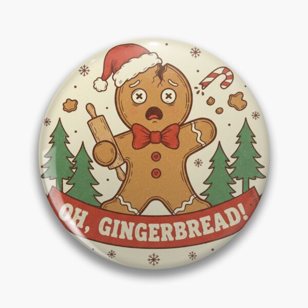 Item preview, Gingerbread! Funny Christmas Cookie Design designed and sold by jheinart.
