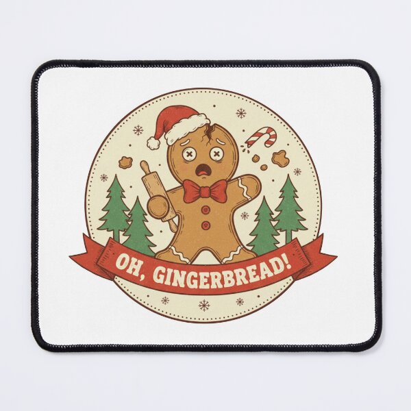 Item preview, Gingerbread! Funny Christmas Cookie Design designed and sold by jheinart.