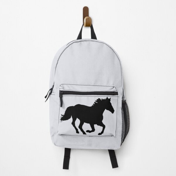 Item preview, Black silhouette of a cantering horse. designed and sold by claireseyeview.