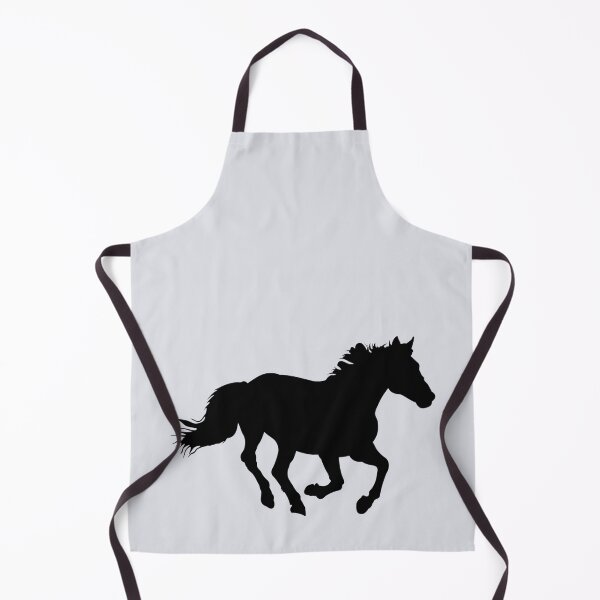 Item preview, Black silhouette of a cantering horse. designed and sold by claireseyeview.