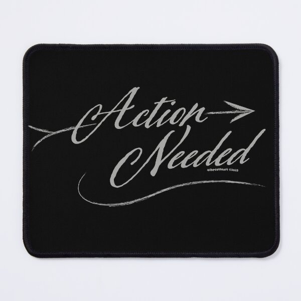 Item preview, Action Needed Cursive s designed and sold by Michael Cotto.