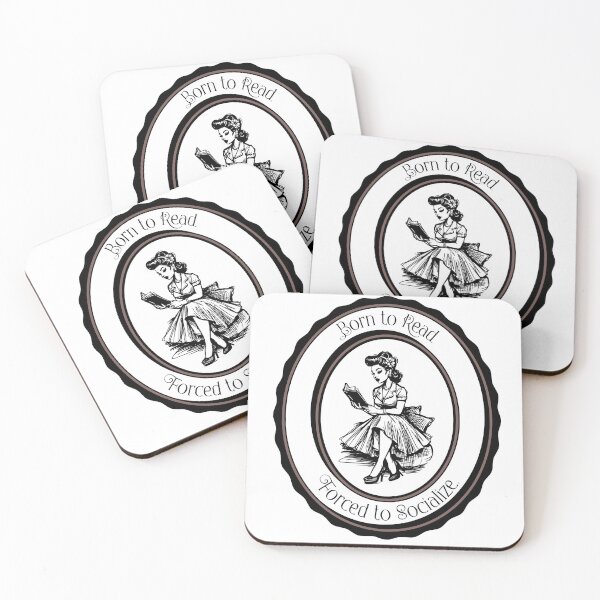 Item preview, Born to Read, Forced to Socialize designed and sold by Bratty Inner Child.