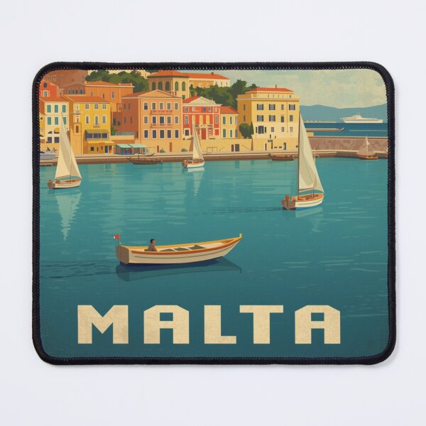 Item preview, Malta Travel Poster designed and sold by CaliforniaDi.