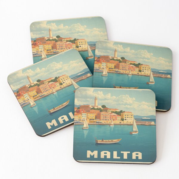 Item preview, Malta Travel Poster designed and sold by CaliforniaDi.