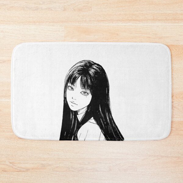 Item preview, Silent Allure — Monochrome Manga Girl Portrait designed and sold by bunnyreeaa.
