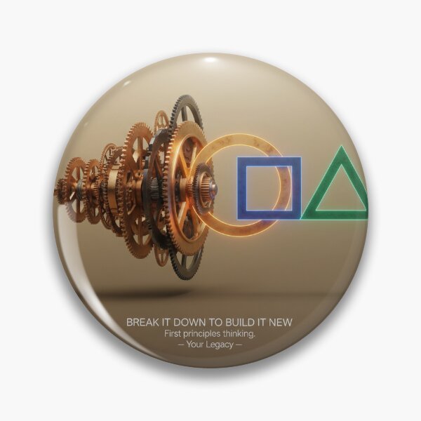 Item preview, The First Principle — LunaPrint / The Builder’s Code Series designed and sold by LunaPoster.