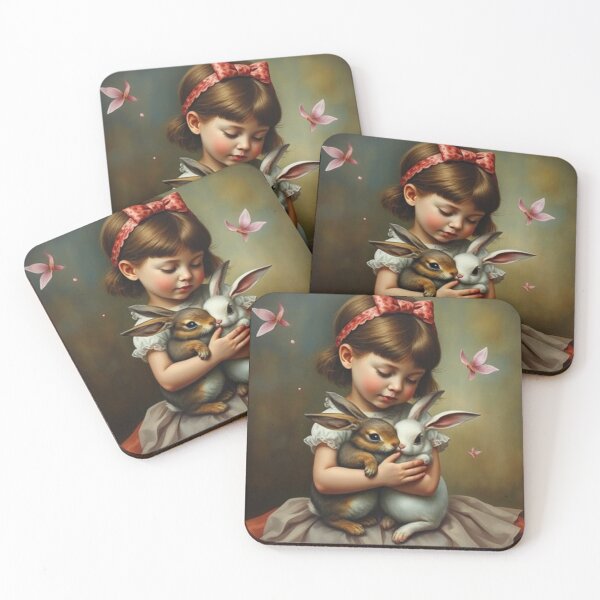 Item preview, Girl With Bunnies  designed and sold by cringe0015.