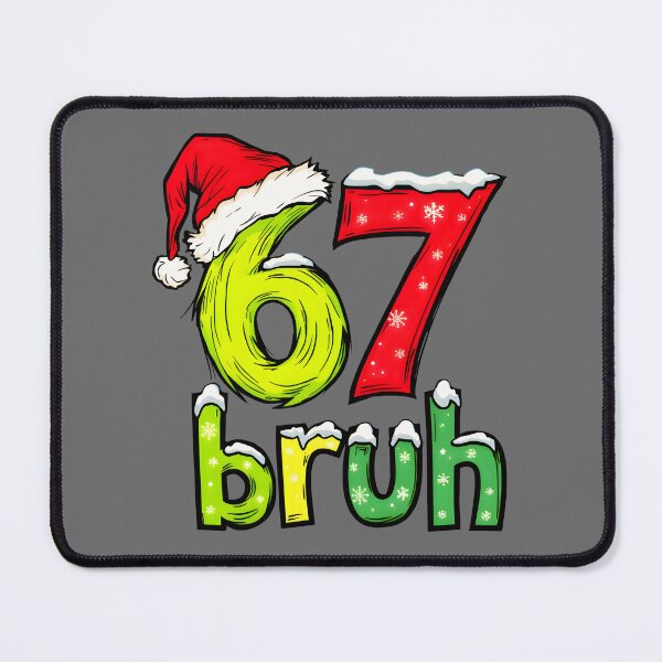 Item preview, Funny Meme Six Seven Bruh Santa Brainrot Lover designed and sold by Zayavca.