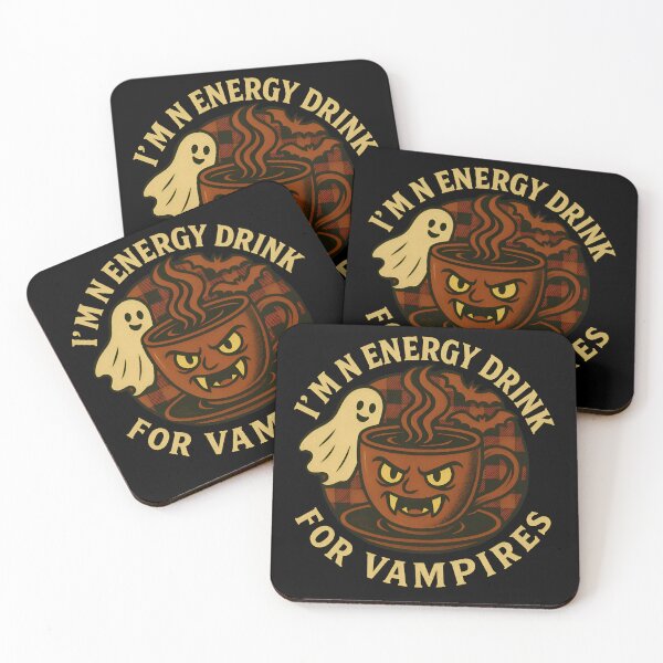 Item preview, I’m an Energy Drink for Vampires – Funny Halloween Coffee Lover designed and sold by MABComics.