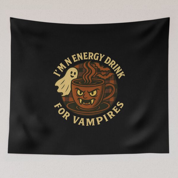 Item preview, I’m an Energy Drink for Vampires – Funny Halloween Coffee Lover designed and sold by MABComics.