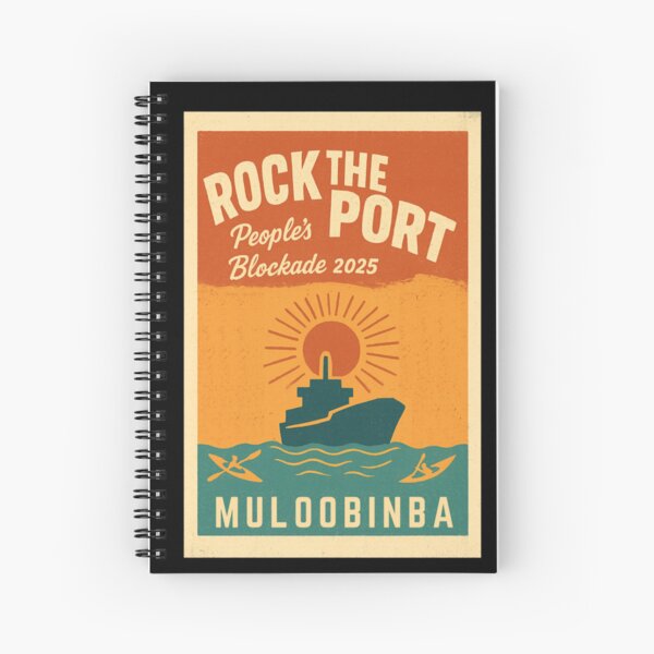 Item preview, Rock the Port Muloobinba 2025 – People’s Blockade Climate Protest designed and sold by DigiSudu.