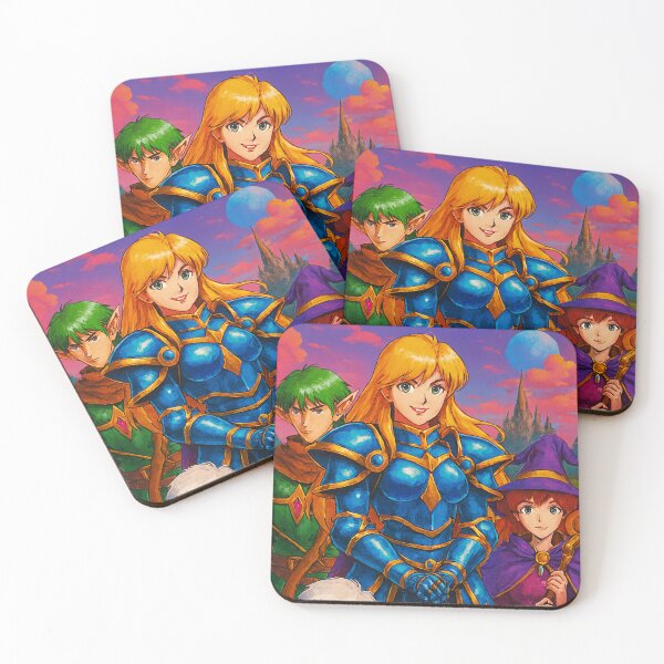 Item preview, Fantasy Heroes Team: Classic Anime RPG designed and sold by JonelleTshirts.