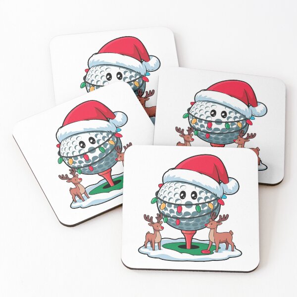 Item preview, Christmas Golf Ball with Reindeer designed and sold by MonkiFlipp.