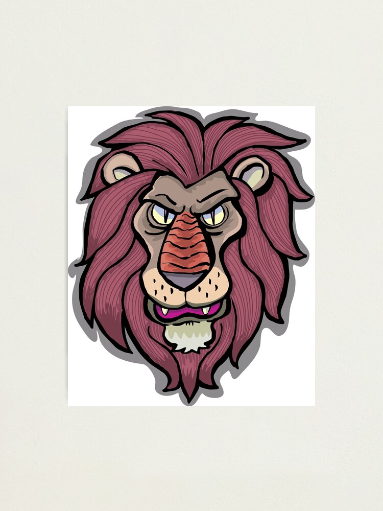 Alternate view of Leon Head Photographic Print