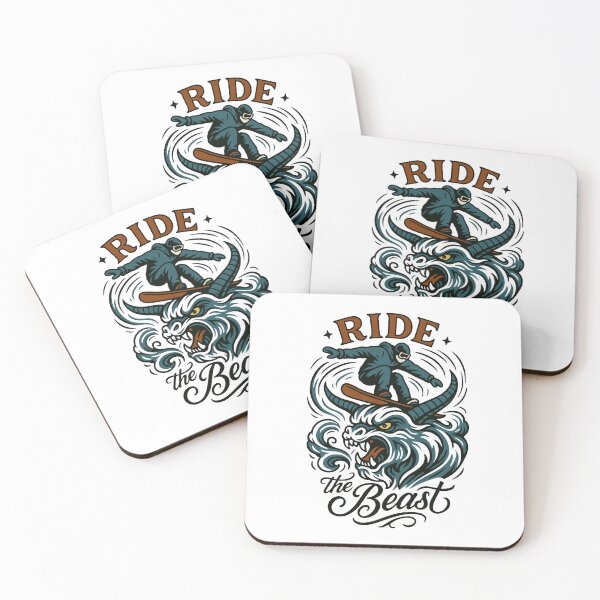 Item preview, Ride the Beast – Epic Snowboarder Mythic designed and sold by SnappyPNG.