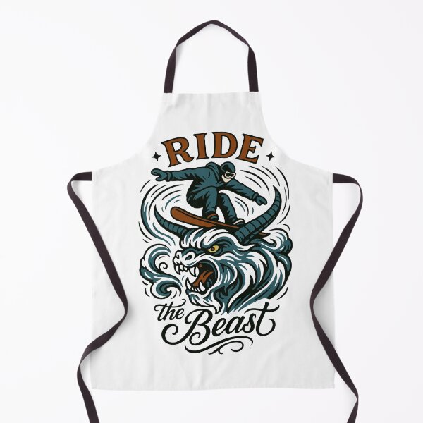 Item preview, Ride the Beast – Epic Snowboarder Mythic designed and sold by SnappyPNG.