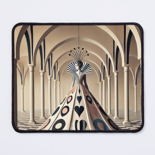 Item preview, Geometric Queen of Hearts — Palace of Arches designed and sold by FusiTink.