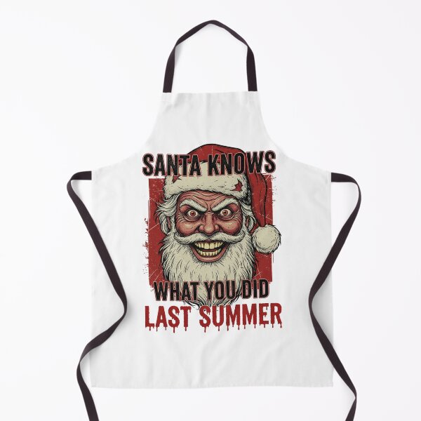 Item preview, Santa Knows What You Did Last Summer – Funny Horror Christmas Design designed and sold by ZYNORAworld.