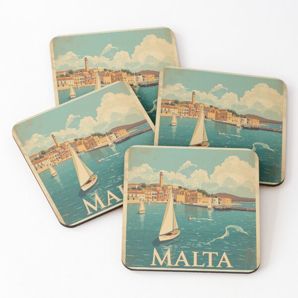 Item preview, Malta Travel Poster designed and sold by CaliforniaDi.