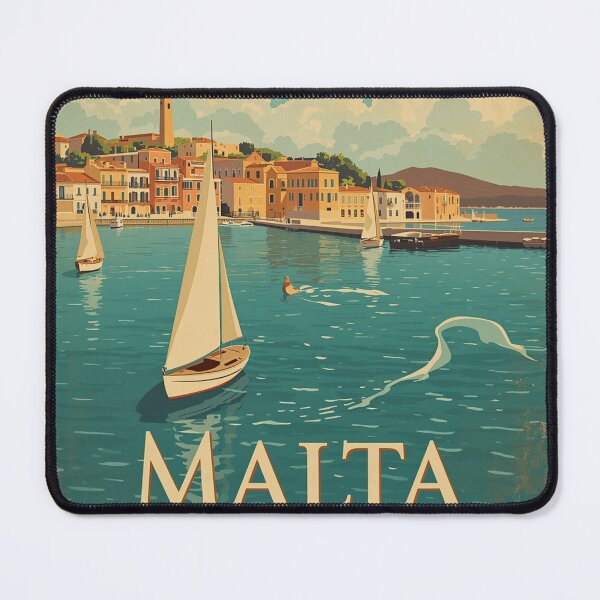 Item preview, Malta Travel Poster designed and sold by CaliforniaDi.